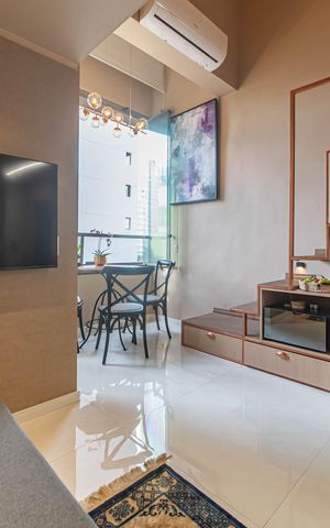 Studio à venda com 34m², 1 quarto e sem vagaSala