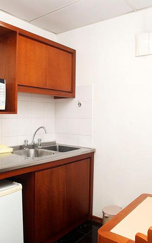 Studio para alugar com 33m², 1 quarto e sem vagaCozinha