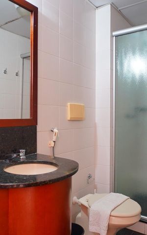 Apartamento para alugar com 36m², 1 quarto e sem vagaBanheiro 