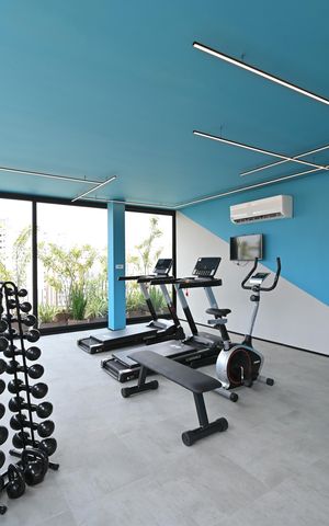 Studio à venda com 23m², 1 quarto e sem vagaAcademia