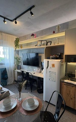 Studio à venda com 26m², 1 quarto e sem vaga Studio à venda com 26m², 1 quarto e sem vagaStudio