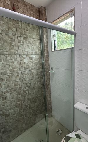 Casa à venda com 110m², 3 quartos e 2 vagasBanheiro da suíte 3