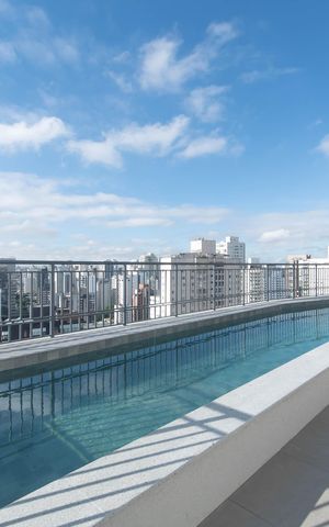 Studio à venda com 25m², 1 quarto e sem vagaArea Comum
