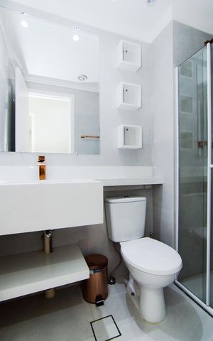 Apartamento à venda com 62m², 2 quartos e 1 vagaBanheiro Social