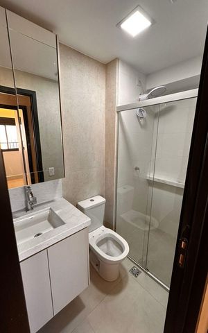 Apartamento para alugar com 55m², 2 quartos e 1 vaga Apartamento para alugar com 55m², 2 quartos e 1 vagaBanheiro