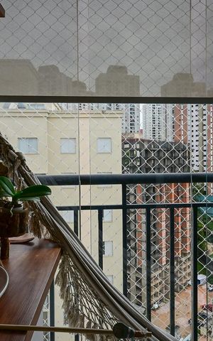 Apartamento à venda com 49m², 2 quartos e 1 vagaVaranda