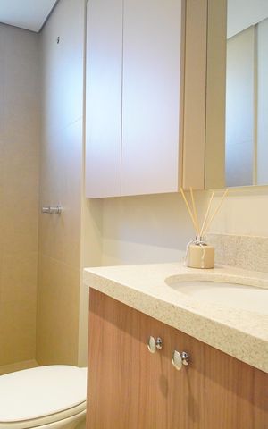 Apartamento à venda com 63m², 2 quartos e 1 vagaBanheiro da Suíte