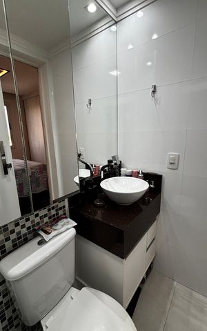 Apartamento à venda com 67m², 3 quartos e 1 vaga Apartamento à venda com 67m², 3 quartos e 1 vagaBanheiro da Suíte