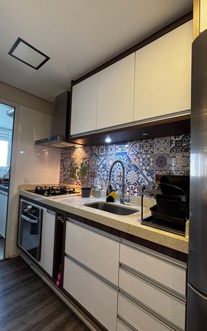 Apartamento à venda com 67m², 3 quartos e 1 vaga Apartamento à venda com 67m², 3 quartos e 1 vagaCozinha e Área de Serviço