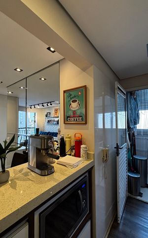 Apartamento à venda com 67m², 3 quartos e 1 vaga Apartamento à venda com 67m², 3 quartos e 1 vagaCozinha e Área de Serviço