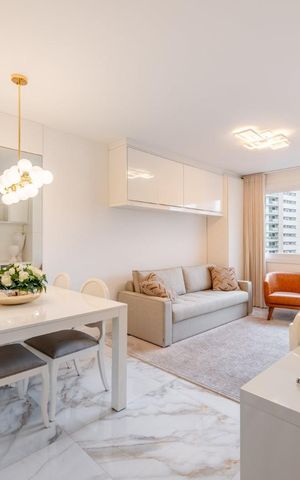 Apartamento à venda com 56m², 1 quarto e 2 vagas Apartamento à venda com 56m², 1 quarto e 2 vagasSala