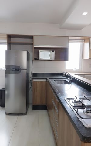 Apartamento para alugar com 110m², 2 quartos e 2 vagasSala/Cozinha