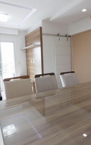 Apartamento para alugar com 110m², 2 quartos e 2 vagasSala/Cozinha