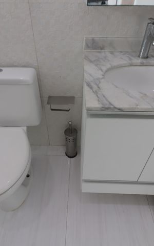 Apartamento para alugar com 110m², 2 quartos e 2 vagasBanheiro da Suíte 1