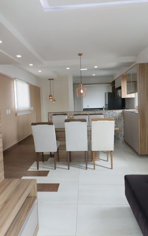 Apartamento para alugar com 110m², 2 quartos e 2 vagasSala/Cozinha