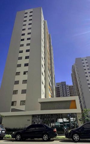 Apartamento à venda com 61m², 2 quartos e 1 vagaFachada e portaria 