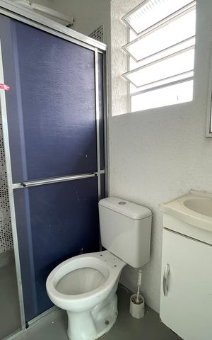 Studio para alugar com 40m², 1 quarto e sem vaga Studio para alugar com 40m², 1 quarto e sem vagaBanheiro