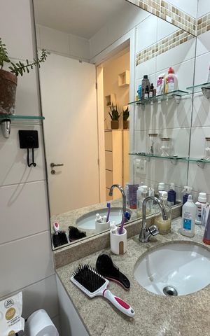 Apartamento à venda com 76m², 2 quartos e 1 vaga Apartamento à venda com 76m², 2 quartos e 1 vagaBanheiro da Suíte