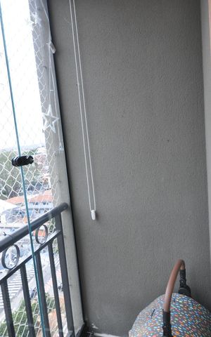 Apartamento à venda com 73m², 3 quartos e 1 vagaSacada da Sala