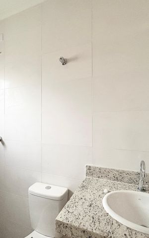 Casa à venda com 135m², 2 quartos e 3 vagasBanheiro da Suíte 1