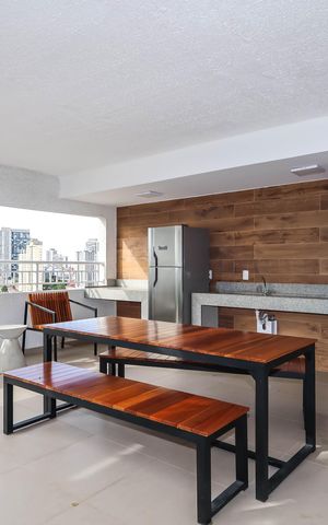 Apartamento para alugar com 40m², 2 quartos e sem vagaChurrasqueira