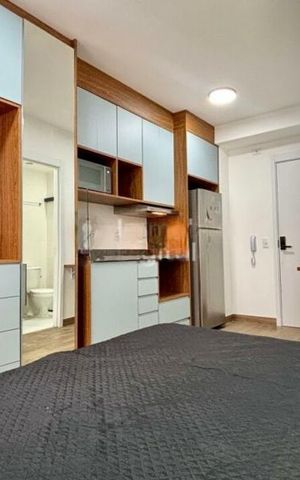 Studio à venda com 25m², 1 quarto e sem vaga