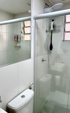 Apartamento à venda com 44m², 2 quartos e 1 vaga Apartamento à venda com 44m², 2 quartos e 1 vagaBanheiro