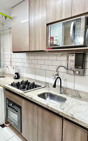 Apartamento à venda com 44m², 2 quartos e 1 vaga Apartamento à venda com 44m², 2 quartos e 1 vagaCozinha