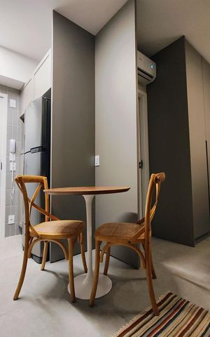 Studio à venda com 28m², 1 quarto e sem vaga Studio à venda com 28m², 1 quarto e sem vagaCozinha