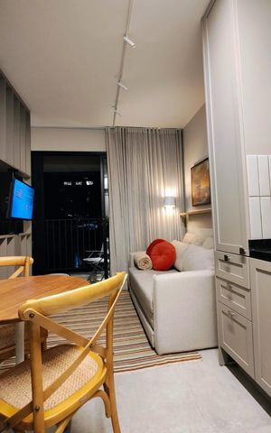 Studio à venda com 28m², 1 quarto e sem vaga Studio à venda com 28m², 1 quarto e sem vagaCozinha