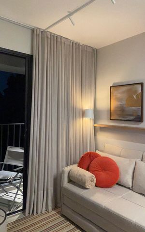 Studio à venda com 28m², 1 quarto e sem vaga Studio à venda com 28m², 1 quarto e sem vagaSala