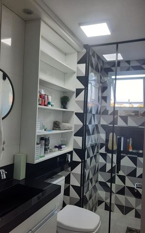 Apartamento à venda com 54m², 3 quartos e 1 vagaBanheiro