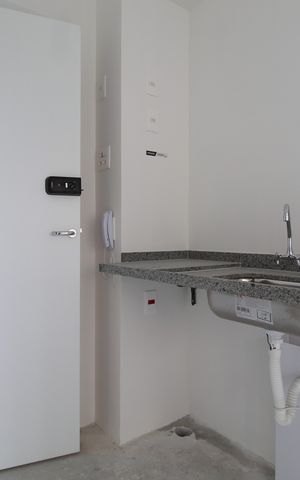 Studio à venda com 24m², 1 quarto e sem vagaSala/Cozinha