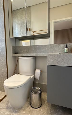 Apartamento à venda com 284m², 3 quartos e 5 vagas Apartamento à venda com 284m², 3 quartos e 5 vagasBanheiro da Suíte 3