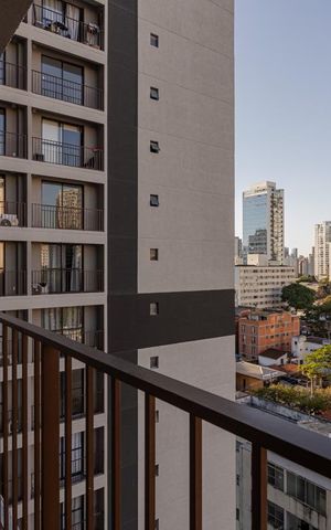 Studio para alugar com 24m², 1 quarto e sem vaga Studio para alugar com 24m², 1 quarto e sem vagaSacada