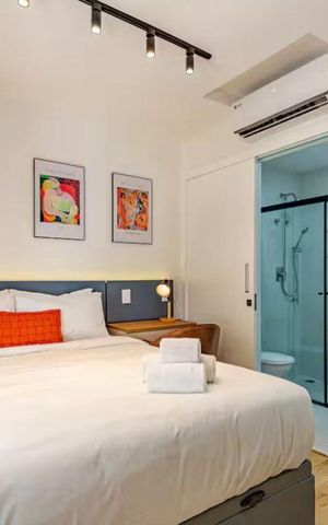 Studio à venda com 21m², 1 quarto e sem vaga Studio à venda com 21m², 1 quarto e sem vagaSala/Quarto