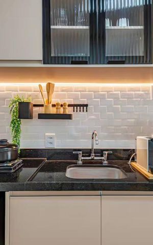Studio à venda com 21m², 1 quarto e sem vaga Studio à venda com 21m², 1 quarto e sem vagaCozinha
