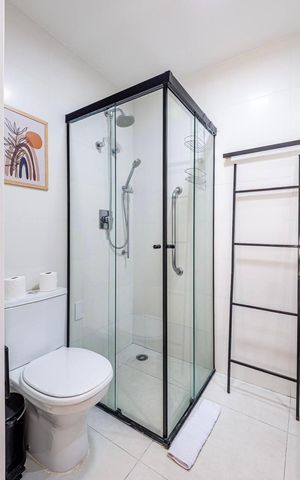 Studio à venda com 21m², 1 quarto e sem vaga Studio à venda com 21m², 1 quarto e sem vagaBanheiro