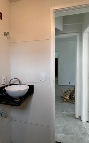 Apartamento à venda com 70m², 2 quartos e sem vaga Apartamento à venda com 70m², 2 quartos e sem vagaBanheiro social