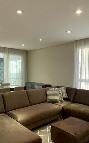 Apartamento para alugar com 130m², 4 quartos e 3 vagas Apartamento para alugar com 130m², 4 quartos e 3 vagasSala de TV