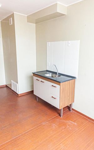 Apartamento à venda com 25m², 1 quarto e sem vaga Apartamento à venda com 25m², 1 quarto e sem vagaSala/Cozinha