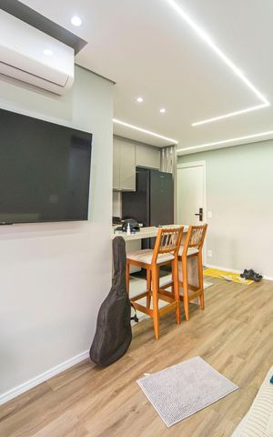 Apartamento à venda com 46m², 2 quartos e 1 vaga Apartamento à venda com 46m², 2 quartos e 1 vagaSala