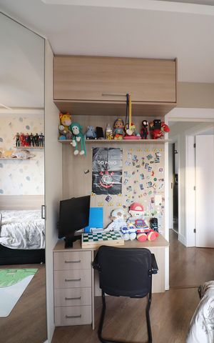 Apartamento à venda com 106m², 3 quartos e 2 vagasQuarto 2