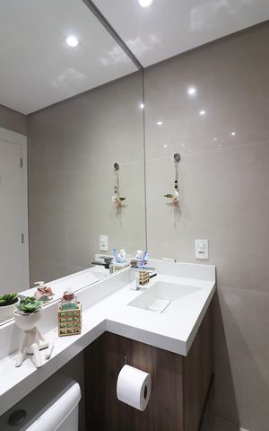 Apartamento à venda com 106m², 3 quartos e 2 vagasBanheiro Social