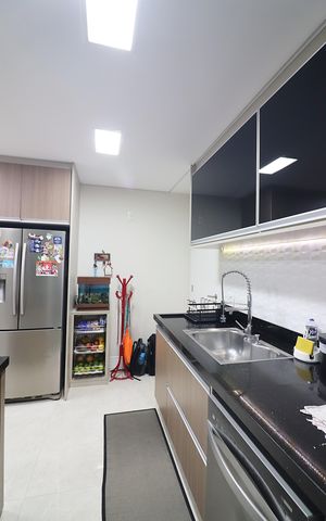 Apartamento à venda com 106m², 3 quartos e 2 vagasCozinha 
