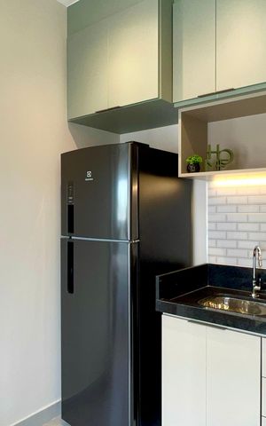 Studio para alugar com 26m², 1 quarto e sem vaga Studio para alugar com 26m², 1 quarto e sem vagaCozinha