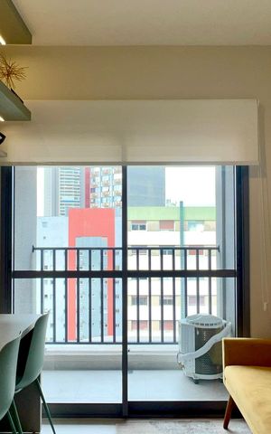 Studio para alugar com 26m², 1 quarto e sem vaga Studio para alugar com 26m², 1 quarto e sem vagaSala
