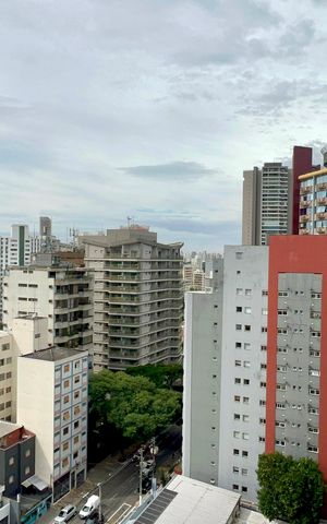 Studio para alugar com 26m², 1 quarto e sem vaga Studio para alugar com 26m², 1 quarto e sem vagaVaranda