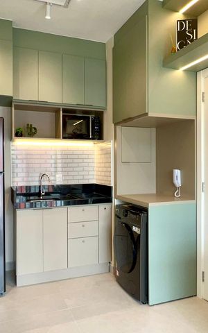 Studio para alugar com 26m², 1 quarto e sem vaga Studio para alugar com 26m², 1 quarto e sem vagaSala