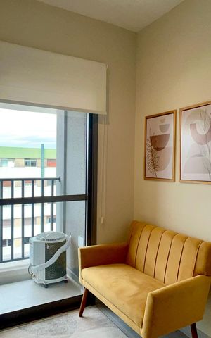 Studio para alugar com 26m², 1 quarto e sem vaga Studio para alugar com 26m², 1 quarto e sem vagaSala